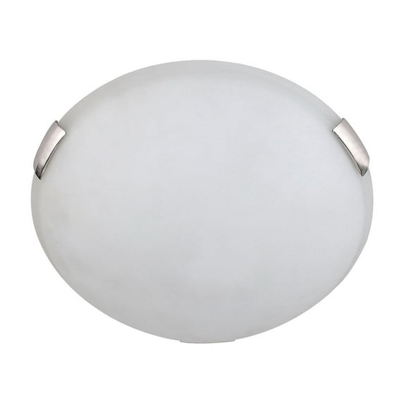 Whitfield 2-Light Satin Steel Flush Mount