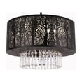 thumbnail image 1 of Whitfield 3-Light Black Chandelier, 1 of 1