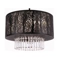 thumbnail image 1 of Whitfield 3-Light Black Chandelier, 1 of 1