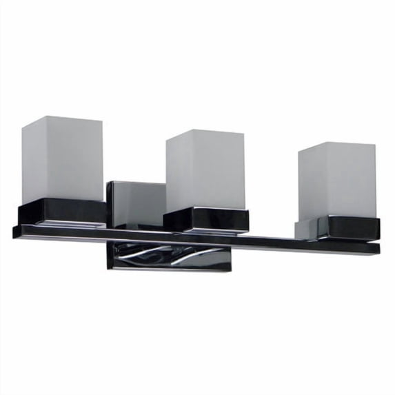 Whitfield 3-Light Chrome Bath Vanity