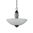 thumbnail image 1 of Whitfield 3-Light Old Silver Semi-Flush, 1 of 2