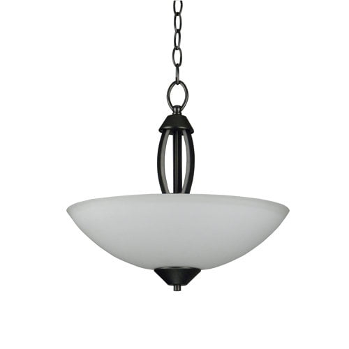 Whitfield 3-Light Old Silver Semi-Flush