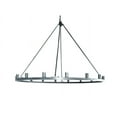 thumbnail image 1 of Whitfield Lighting - Gino - Sixteen Light Chandelier-Satin Steel Finish, 1 of 2