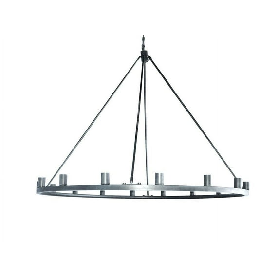 Whitfield Lighting - Gino - Sixteen Light Chandelier-Satin Steel Finish