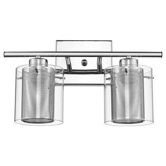 Whitfield Lighting VL28059-2CH 2 Light Bathroom Vanity - Chrome (Bulb Included)