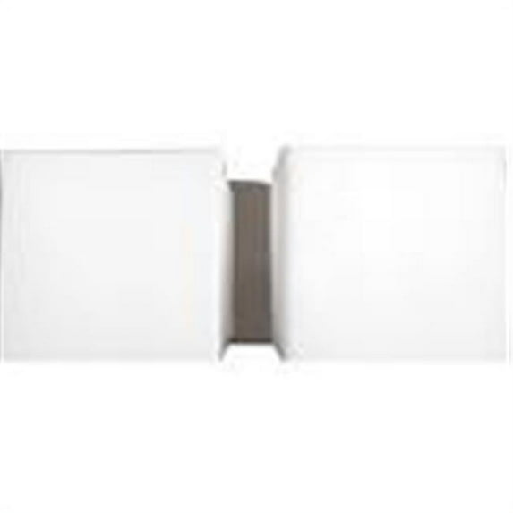 Whitfield Lighting VL67-2CH Jerry Metal & Glass 2 Light Bathroom Vanity, Chrome - White