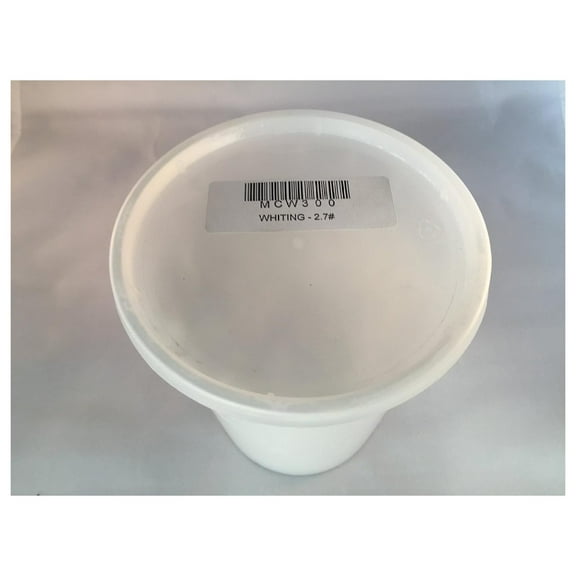 Whiting Powder for Stained Glass Cement/Putty Cleanup (3 lbs)