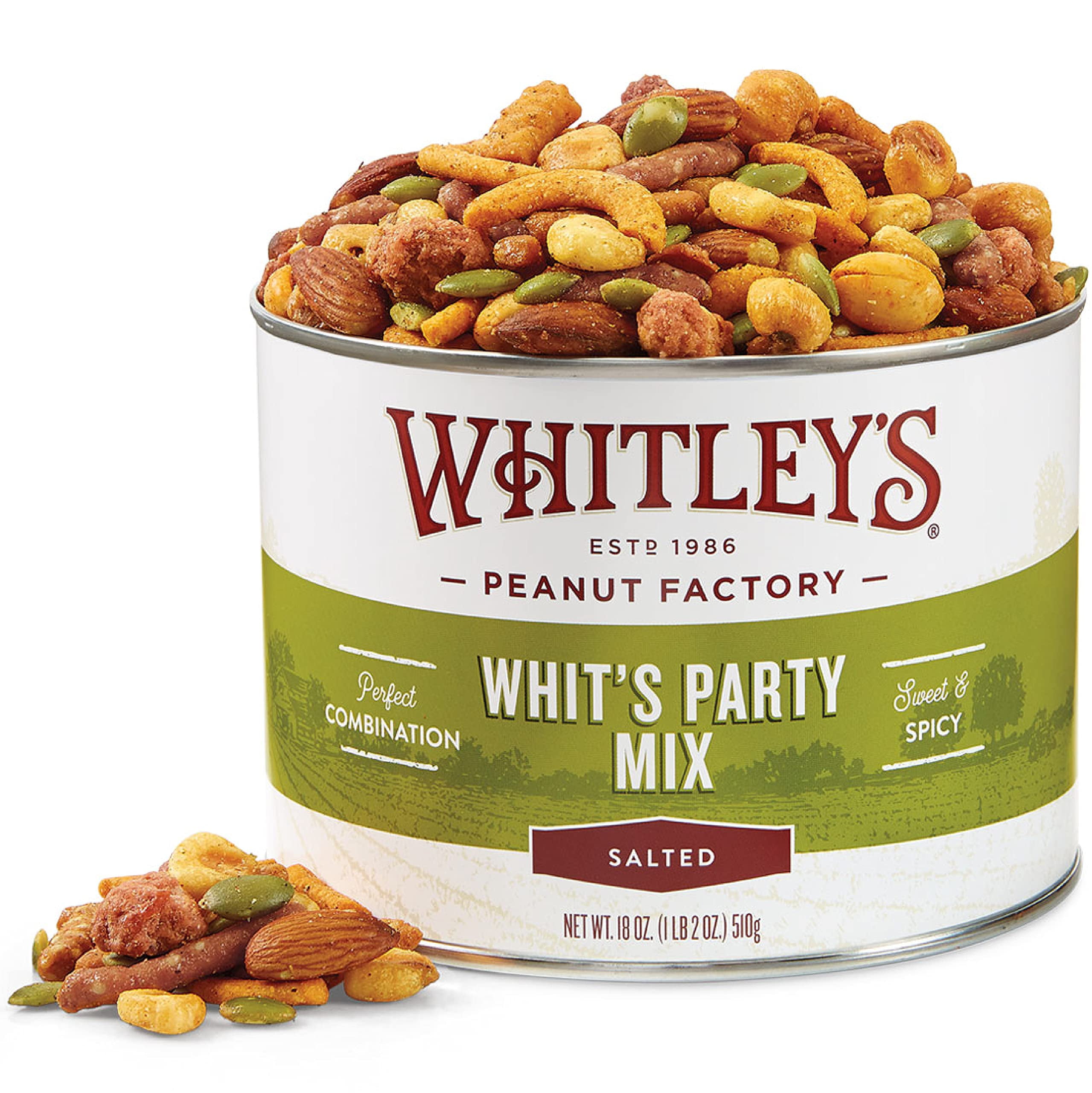 Whitley’s 'Whit's Party Mix' YPF5 Sweet & Spicy Snack Mix, Sesame