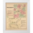 thumbnail image 1 of Whitman 20x24 White Modern Wood Framed Museum Art Print Titled - Smithfield New York Landowner - Whitman 1875, 1 of 4