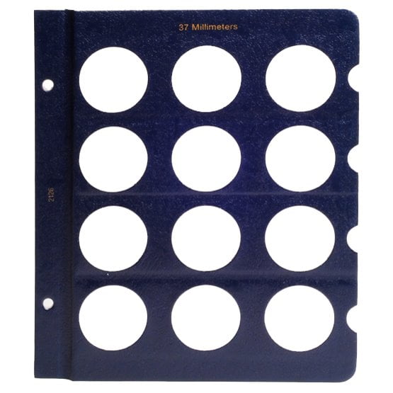 Whitman Blank Page 37mm