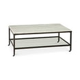 thumbnail image 1 of Whitman Marble Rectangular Cocktail Table in Bronze and Ivory Marble, 1 of 3