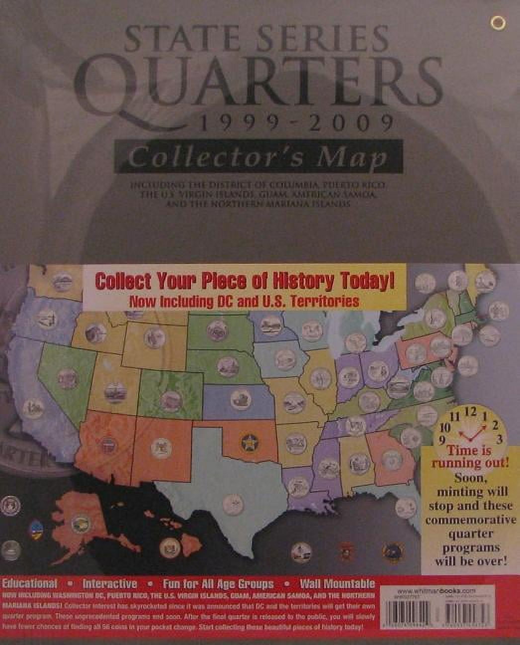 WHITMAN PUBLISHING CO Whitman State Series Quarter Map, (Paperback)