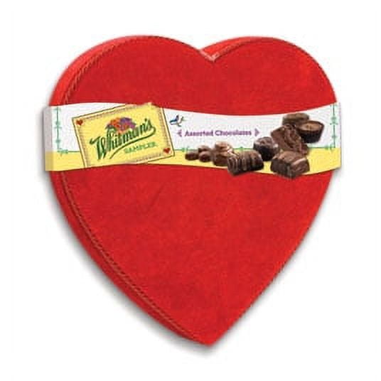  Whitman's - Corazón surtido de chocolates para el día de San  Valentín – 10.3 dulces de corazón de chocolate – Regalo del día de San  Valentín surtidos chocolates para familiares y