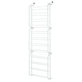 Whitmor 12-Tier 36 Pair Over-the-Door Shoe Rack - Resin -White - image 1 of 9