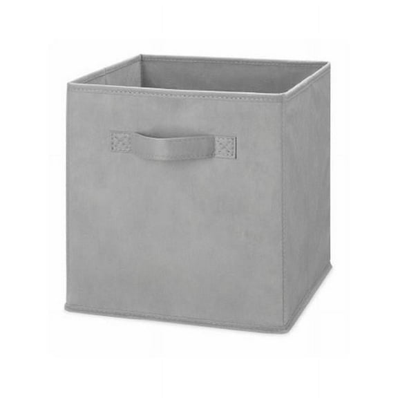 Whitmor 122035 Collapsible Cube, Light Gray