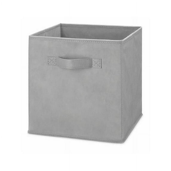 Whitmor 122035 Collapsible Cube, Light Gray