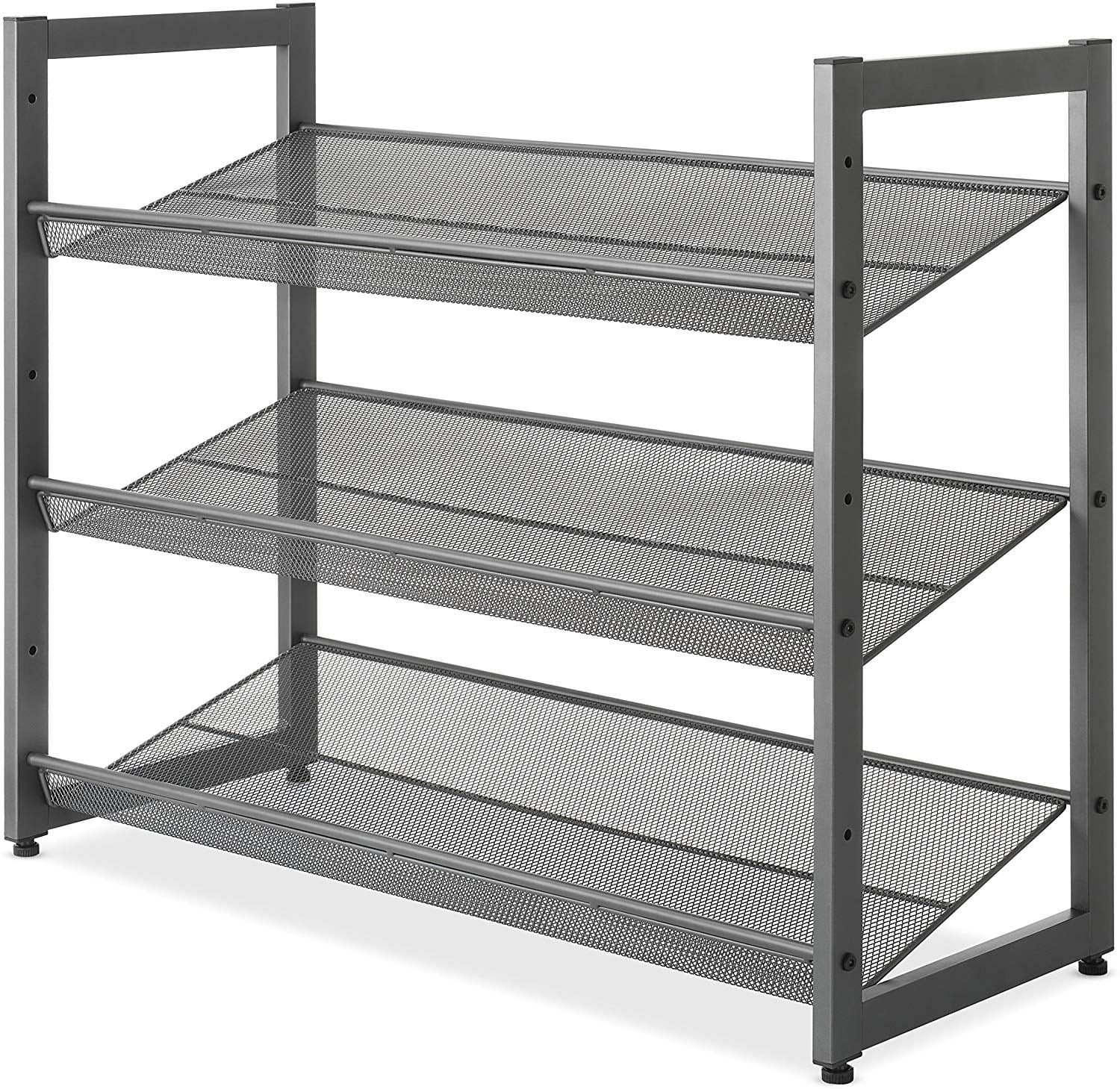 Whitmor 3 tier shoe rack best sale