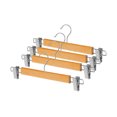 thumbnail image 1 of Whitmor 4-9/16 in. H X 1 in. W X 13 in. L Wood Brown Skirt Hanger 4 pk, 1 of 2