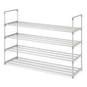 Whitmor 4-Tier Shoe Rack - Gray