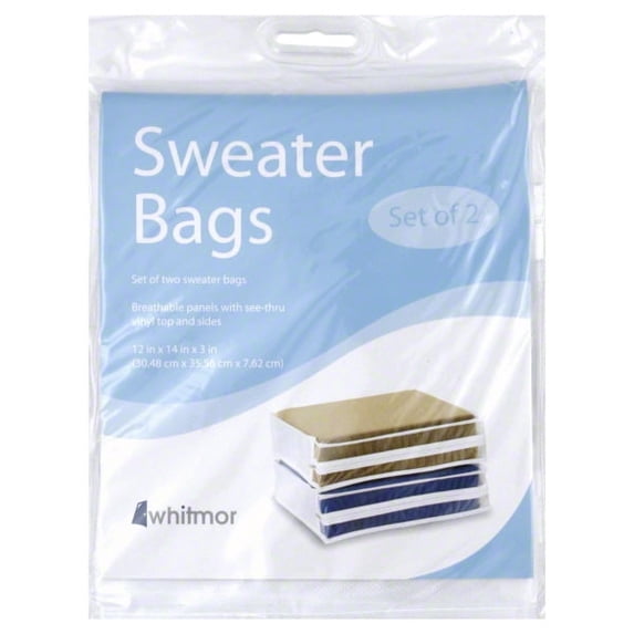 Whitmor 5003-28 White Sweater Storage Bag
