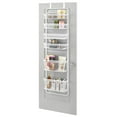 thumbnail image 1 of Whitmor 6 Shelf Over-the-Door Organizer - White, 1 of 7