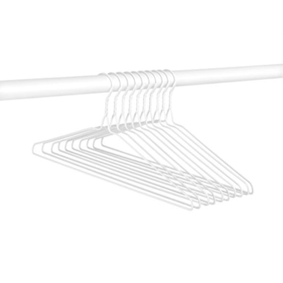 whitmor everyday coated hangers s/10