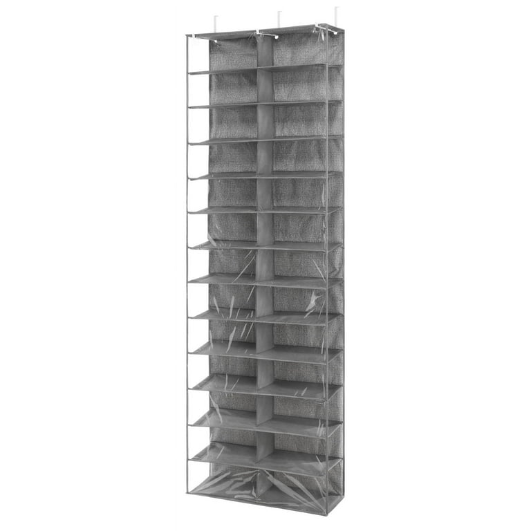 Whitmor Hanging Shoe Shelves Closet Organizer - 8 Section - Gray - PPNW