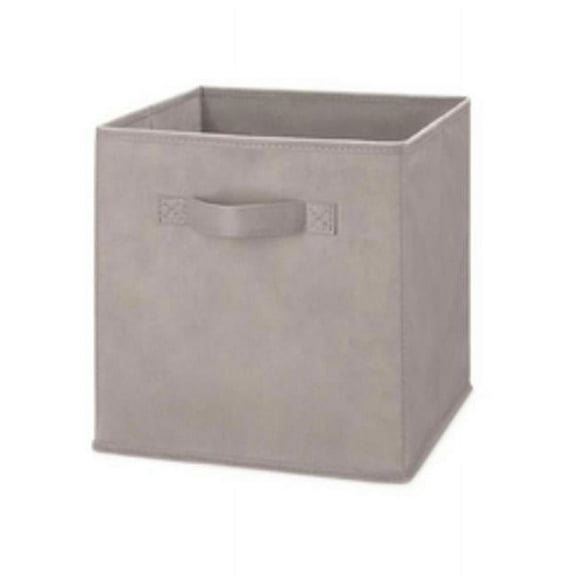 Whitmor 6333-8978-LAT Fabric Storage Cube, Collapsible, Latte Color, 10.5 x 10.5 x 11 In. - Quantity 12