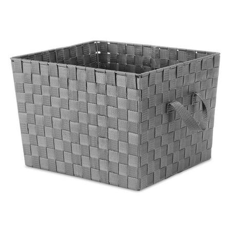 Whitmor 6581-1981-GREY 13" x 15" x 10" Grey Woven Tote
