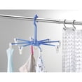 thumbnail image 1 of Whitmor Clip & Drip Hanger W/8 Clips Blue/White, 1 of 3