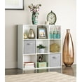 thumbnail image 1 of Whitmor Cube Organizer Bookcase - 9 Section - White - Adult Use, 1 of 7
