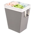 thumbnail image 1 of Whitmor Easycare Laundry Hamper with Removable Fabric Liner, Greystone, 1 of 4
