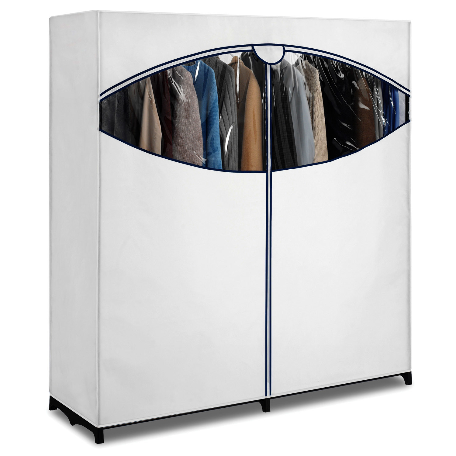 Whitmor Extra-Wide 60-inch Polypropylene Clothes Closet with White Cover - image 1 of 5