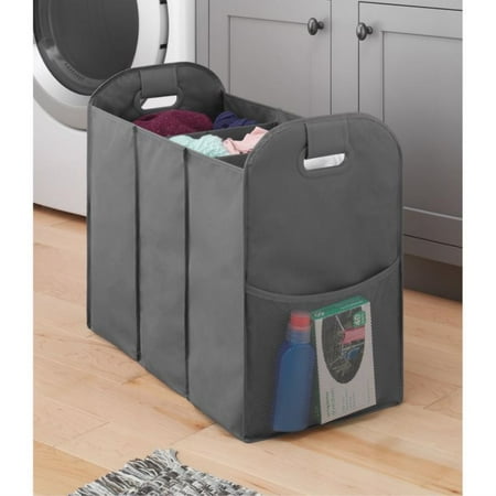 Whitmor Accordian Laundry Sorter, Savvy Gray 6266-7702-SAGRY