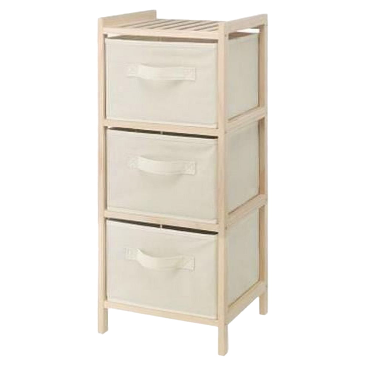 Whitmor, Inc 3-Drawer Wood Chest, Cream - Walmart.com