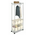 thumbnail image 1 of Whitmor 6058-546-1 14.25 x 30 x 75 in. Steel Supreme Laundry Center with Shelve - Chrome, 1 of 3
