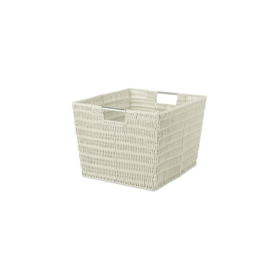 Whitmor Manufacturing 6500-1715-LATTE Latte Rattique Storage Tote