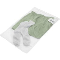 Whitmor Mesh Zippered Laundry Wash Bag, White