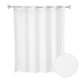thumbnail image 1 of Whitmor No Hook Split Ring Plainweave Shower Curtain w/No Snap Liner, 71" x 77", 1 of 4