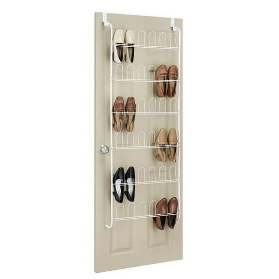 Whitmor Over-the-door Shoe Rack Hanging Organizer White