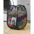 thumbnail image 1 of Whitmor Pop & Fold Laundry Hamper - Black - Adult Use, 1 of 5