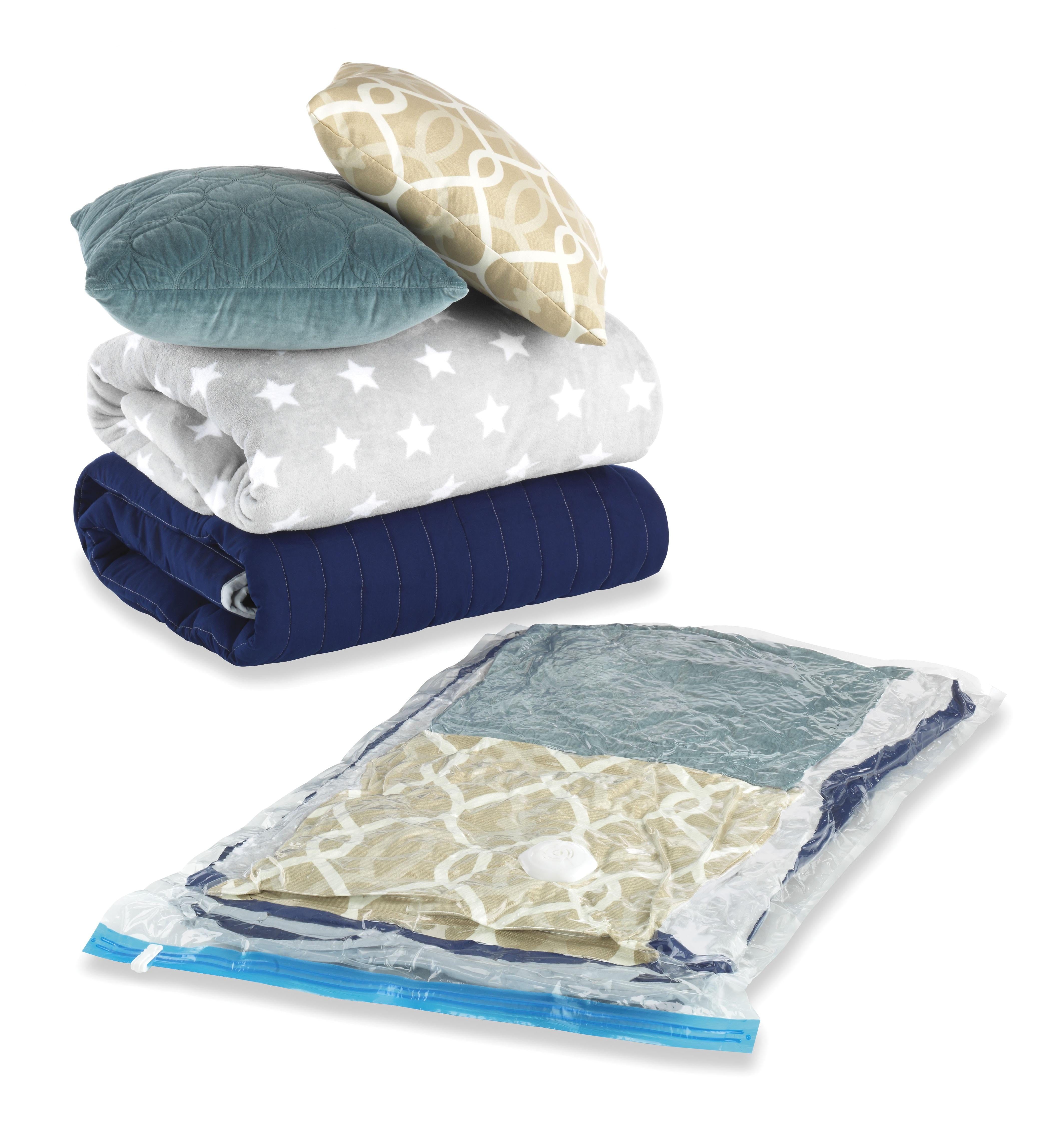 Whitmor Spacemaker 1 Piece Closet Vacuum Bag - Large - Clear - Assembled 24 W x 38 H inches