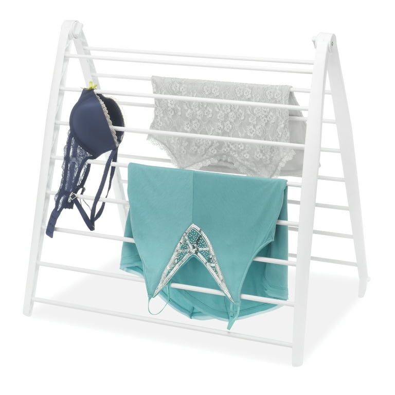 Whitmor Spacemaker Metal Folding Drying Rack White Walmart