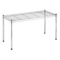 thumbnail interactive-video image 1 of Whitmor Supreme 30"W x 14"D x 15"H Steel Freestanding Shelves, Silver Chrome, for Adult Use, 1 of 10