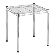 Whitmor Supreme Stacking Adjustable 15"W x 14"D x 16"H 1-Shelf Freestanding Shelves, Chrome, For Adult Use