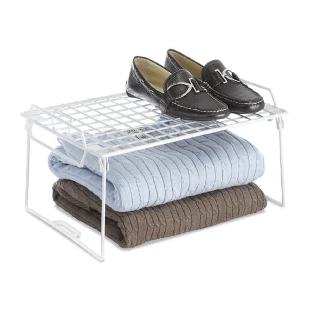 Whitmor White Coated Steel Stackable Utility Shelf