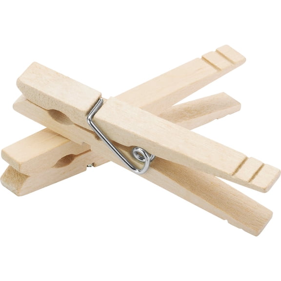 Whitmor Wooden Spring Clothespins - Single Pack