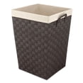 thumbnail image 1 of Whitmor Woven Strap Laundry Hamper with Liner - Espresso, 1 of 4