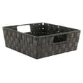 thumbnail image 1 of Whitmor Woven Strap Shelf Tote - Espresso, 1 of 4
