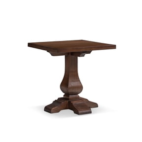 Whitmore 19.5" Reclaimed Pine End Table Java Brown Reclaimed Pine Wood